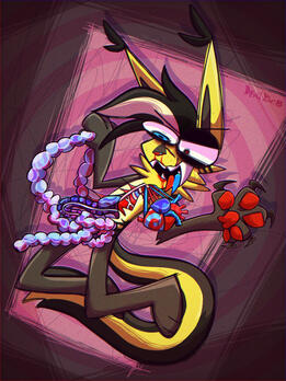 Artfight attack for Pixwell