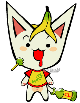 OC design | Trash Kitten