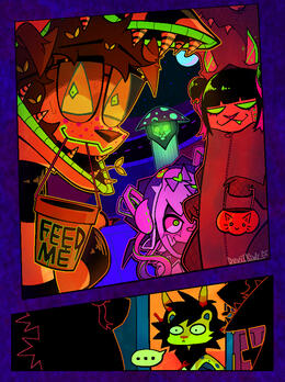 LunchLions halloween art